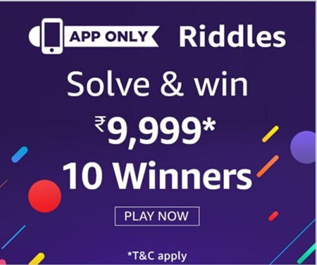 Amazon Riddles Quiz Answers - Win 9999 R...