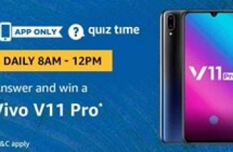 amazon vivo v11 pro quiz answers