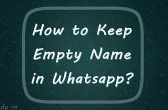 whatsapp blank name