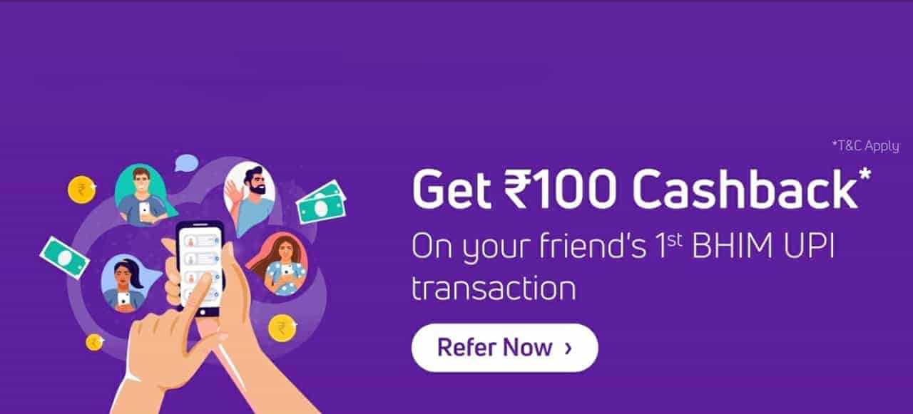 phonepe refer and earn offer