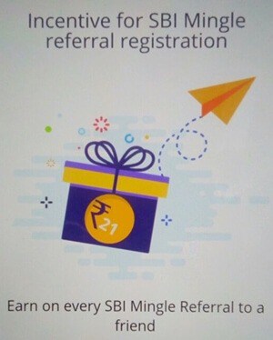 sbi mingle refer and earn offer