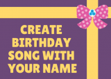 1HappyBirthday.Com – Create birthday song with YOUR name