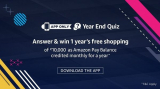 Amazon Year End Quiz Answers – 30 December – Win 1 year of free shopping