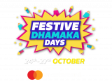 Flipkart Festive Dhamaka Sale – Upto 80% off + 10% Axis off