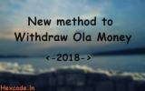 (Update) New Method to Transfer Ola money to other Wallet