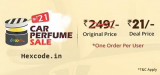 (Over) Droom Car Perfume sale at 11AM today, Get perfume at 21 Rs