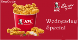 KFC Wednesday offer – Save Upto 40% extra on Wednesdays