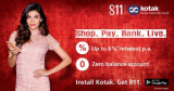 Kotak 811 offer: 50% Cashback Upto 250 Rs on Flipkart